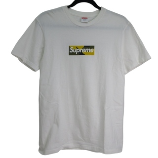 シュプリーム(Supreme)のシュプリーム SUPREME ボックスロゴT カモフラ柄 白 Sサイズ 0318(Tシャツ/カットソー(半袖/袖なし))
