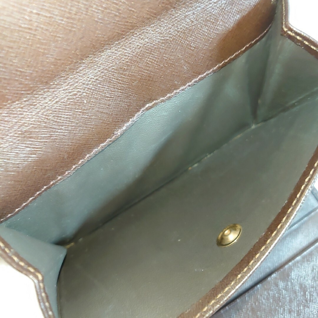 CELINE - 極美品 CELINE マカダム柄 希少カラー 二つ折り長財布 CELINE - 極美品 CELINE マカダム柄 希少カラー 二つ折り長財布