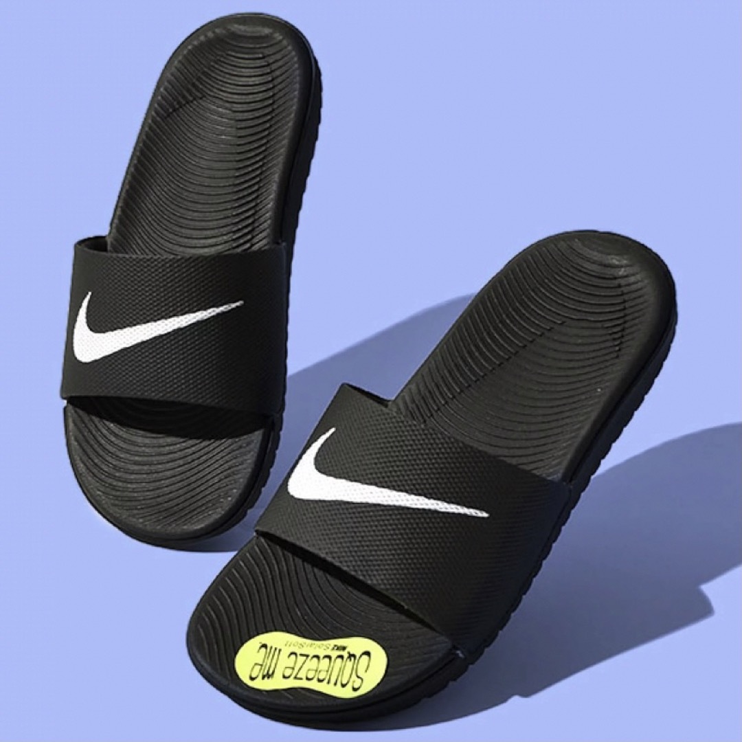 NIKE(ナイキ)のNIKE ナイキ サンダル カワスライド 18センチ 新品 キッズ/ベビー/マタニティのキッズ靴/シューズ(15cm~)(サンダル)の商品写真