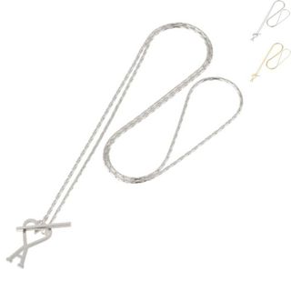 アミ パリス AMI PARIS ネックレス AMI DE COEUR チェーン ロゴクラスプ トグルネックレス UJW916 0006 (ネックレス)
