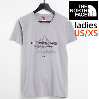 THE NORTH FACE - 【海外限定】TNF　Tシャツ レディース グレー　US/XS　日本サイズS