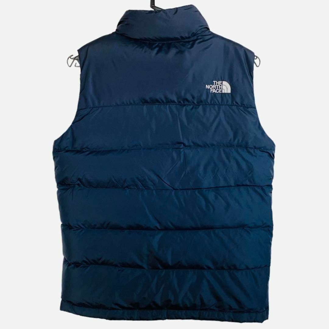 THE NORTH FACE(ザノースフェイス)のノースフェイス ダウンベスト キッズ 子供 140 男女兼用 550FP 紺 キッズ/ベビー/マタニティのキッズ服男の子用(90cm~)(ジャケット/上着)の商品写真