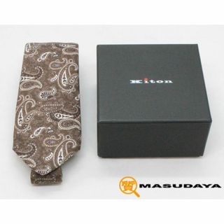 キトン(KITON)のキートン セッテピエゲシルク100%ネクタイ【超美品】(ネクタイ)