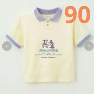 シマムラ(しまむら)の90サイズ★ディズニー しまむら ポロシャツ イエロー リトシー(Tシャツ/カットソー)