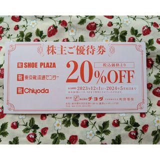 チヨダ(Chiyoda)のチヨダ株主優待券 20%off 5足まで購入可(ショッピング)