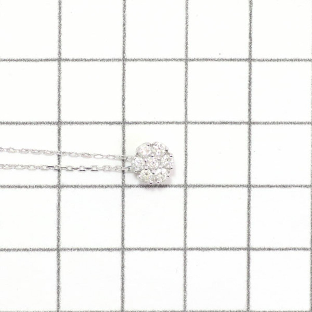 PonteVecchio(ポンテヴェキオ)のポンテヴェキオ K18WG ダイヤモンド ペンダントネックレス 0.26ct フラワー レディースのアクセサリー(ネックレス)の商品写真