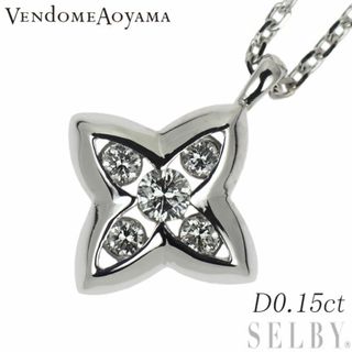 ヴァンドームアオヤマ(Vendome Aoyama)のヴァンドーム青山 K18WG ダイヤモンド ペンダントネックレス 0.15ct(ネックレス)