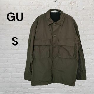 GU ジーユー　ミリタリーシャツ　長袖　S