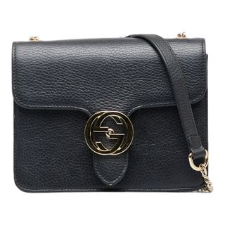 グッチ(Gucci)のグッチ インターロッキングG チェーン ショルダーバッグ 510304 レザー レディース GUCCI 【1-0114108】(ショルダーバッグ)