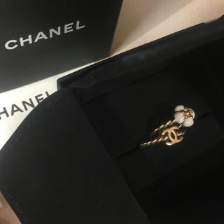 シャネル(CHANEL)のルル様専用 ❤︎ シャネル ❤︎ カメリア ココマーク ダブルリング(リング(指輪))