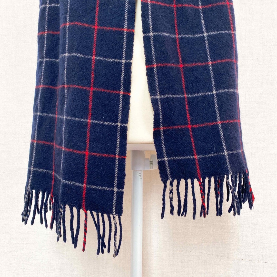 BURBERRY(バーバリー)のBurberrys バーバリーズ　マフラー　ストール　チェック　ウール　ネイビー レディースのファッション小物(マフラー/ショール)の商品写真