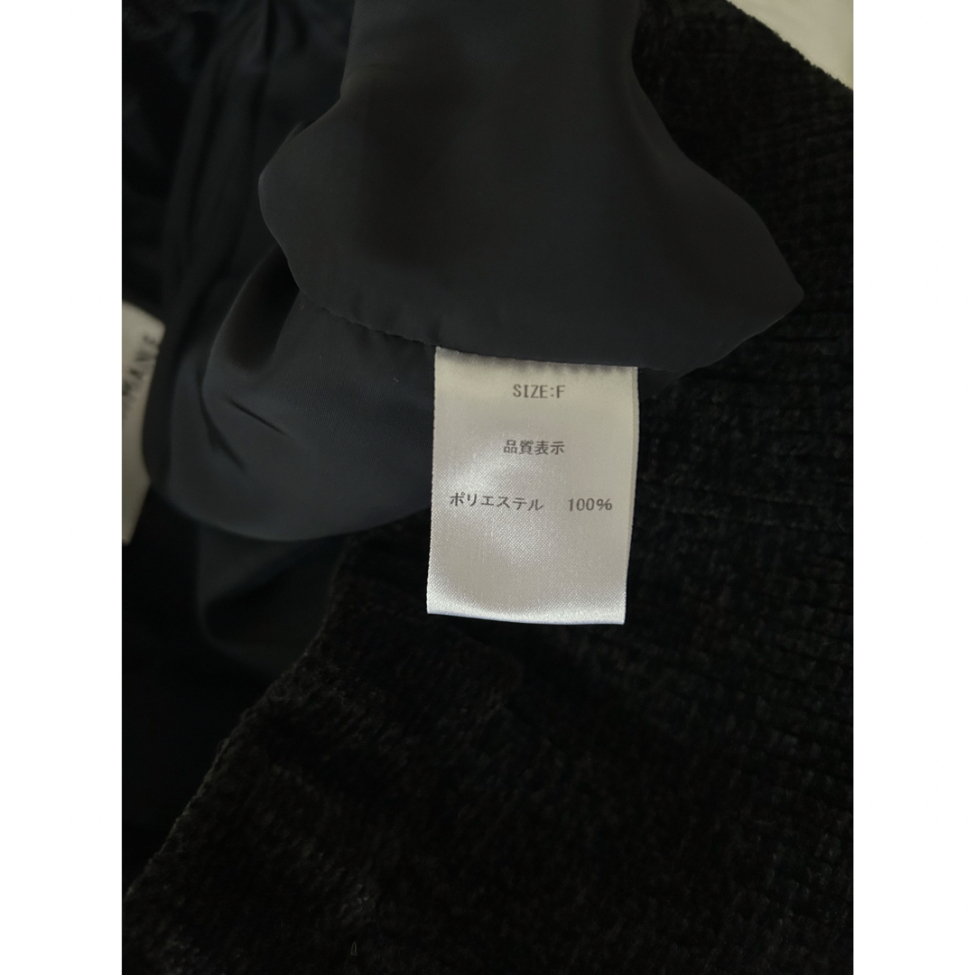 mame(マメ)のYUKI SHIMANE Slit Knit Skirt BLACK レディースのスカート(ロングスカート)の商品写真