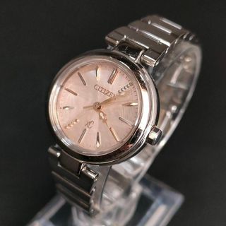 シチズン(CITIZEN)の極美品【稼働品】CITIZENシチズンXC　ピンク　ゴールド　シルバー　ソーラー(腕時計)