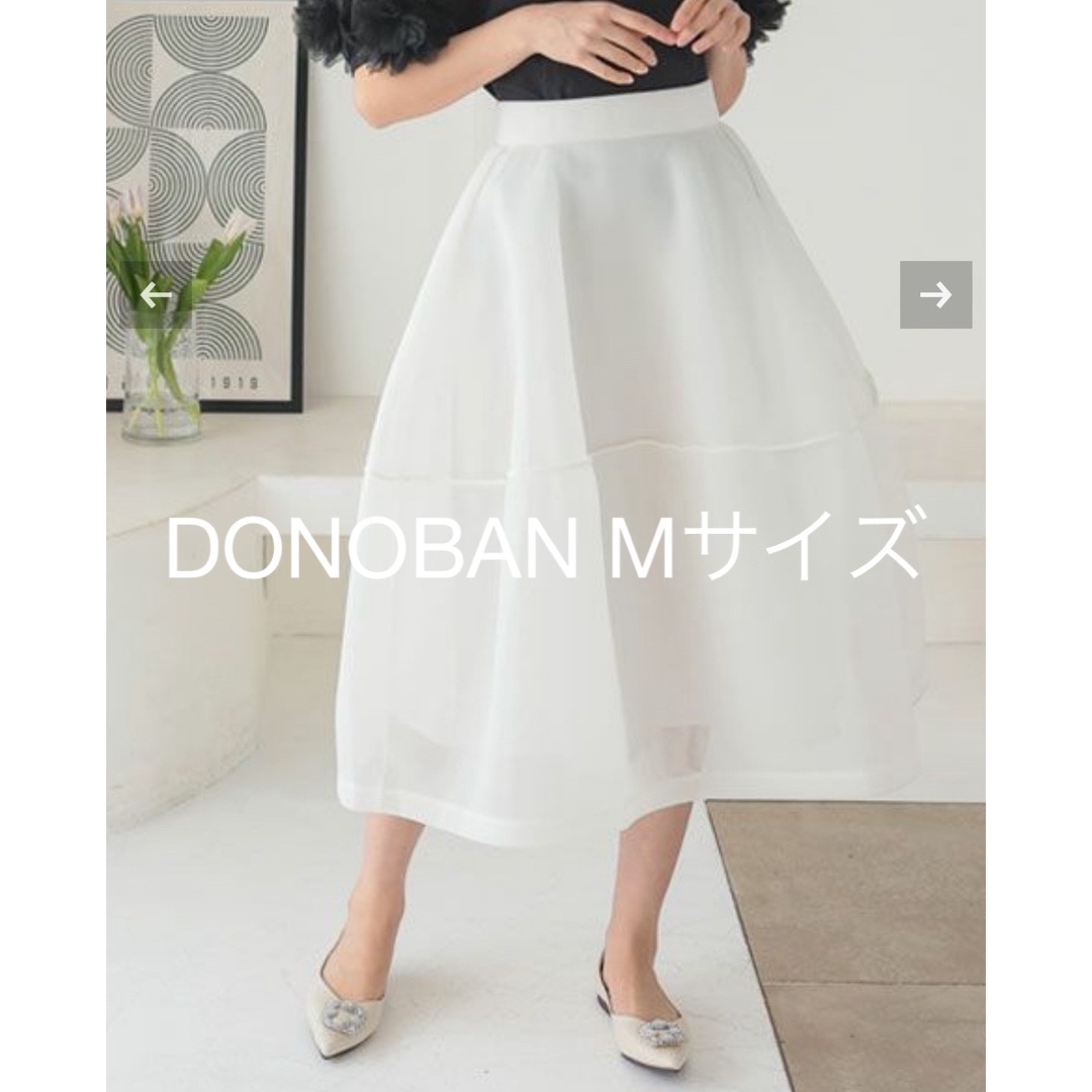 Donoban(ドノバン)のDONOBAN シアーダンボールスカート　M レディースのスカート(ロングスカート)の商品写真