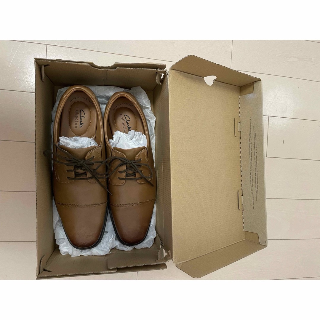 Clarks(クラークス)のクラークス　ブラウンレザービジネスシューズ26.5㎝　新品 メンズの靴/シューズ(ドレス/ビジネス)の商品写真