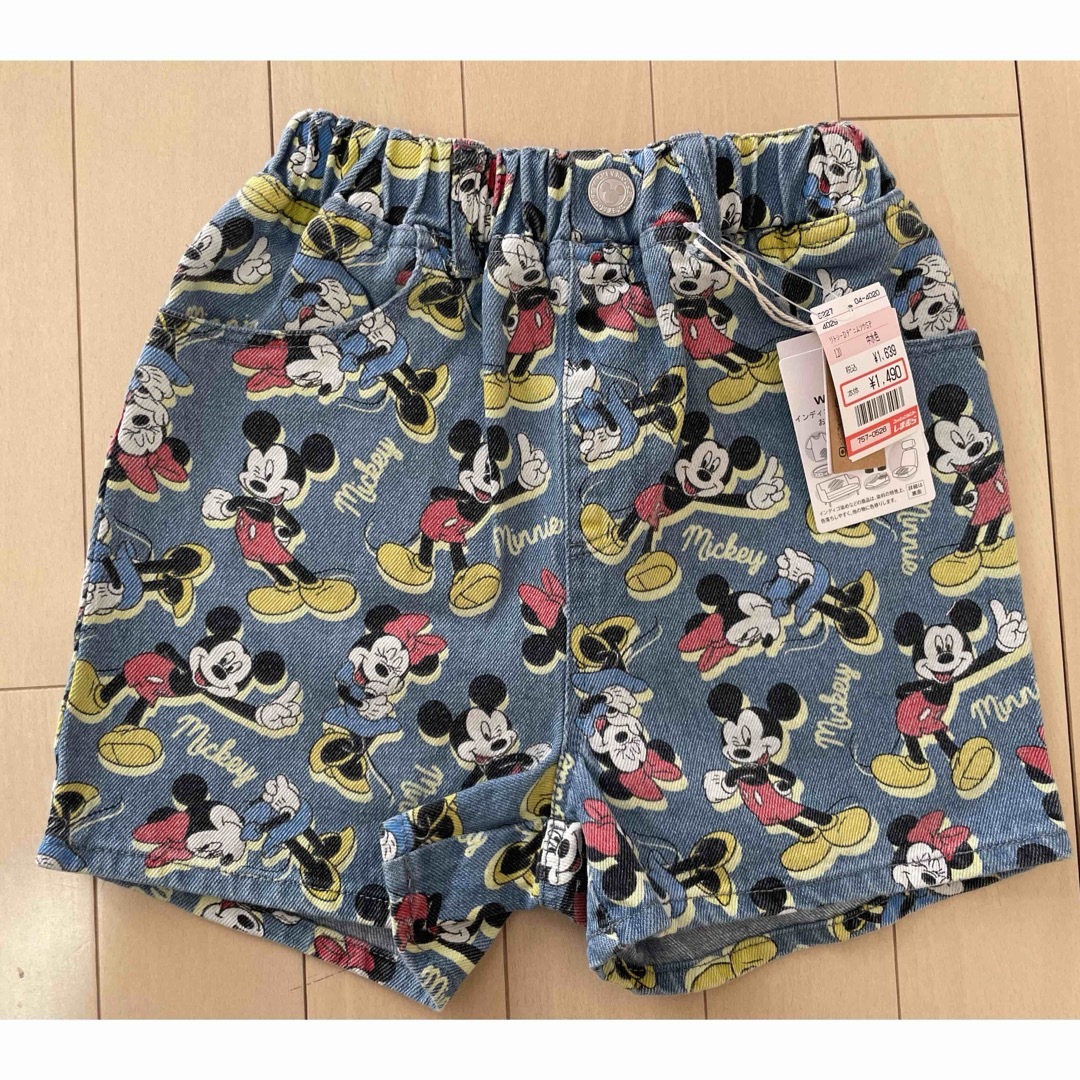 Disney(ディズニー)のしまむら　リトシー　ディズニー　ミッキー　デニムパンツ 120　 キッズ/ベビー/マタニティのキッズ服男の子用(90cm~)(パンツ/スパッツ)の商品写真