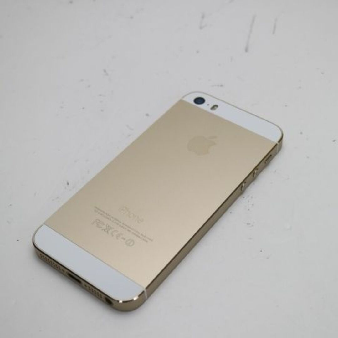iPhone(アイフォーン)の超美品 DoCoMo iPhone5s 32GB ゴールド 白ロム M222 スマホ/家電/カメラのスマートフォン/携帯電話(スマートフォン本体)の商品写真