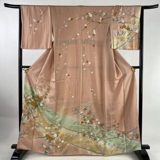 訪問着 身丈165cm 裄丈66.5cm 正絹 秀品 【中古】(着物)