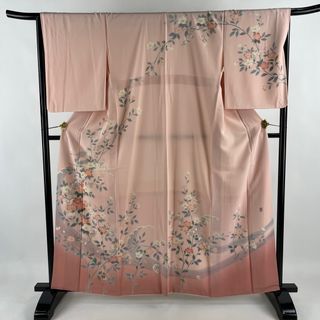 訪問着 身丈162cm 裄丈67cm 正絹 秀品 【中古】(着物)