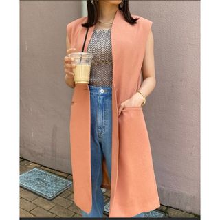 アメリヴィンテージ(Ameri VINTAGE)のAMERI WAVE COLLAR ANGULAR VEST(ベスト/ジレ)