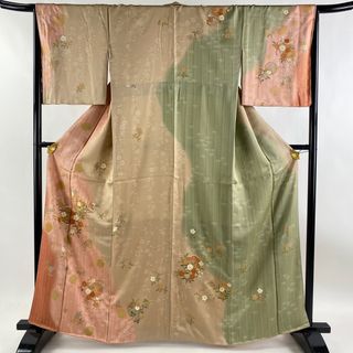 訪問着 身丈163.5cm 裄丈66.5cm 正絹 美品 秀品 【中古】(着物)