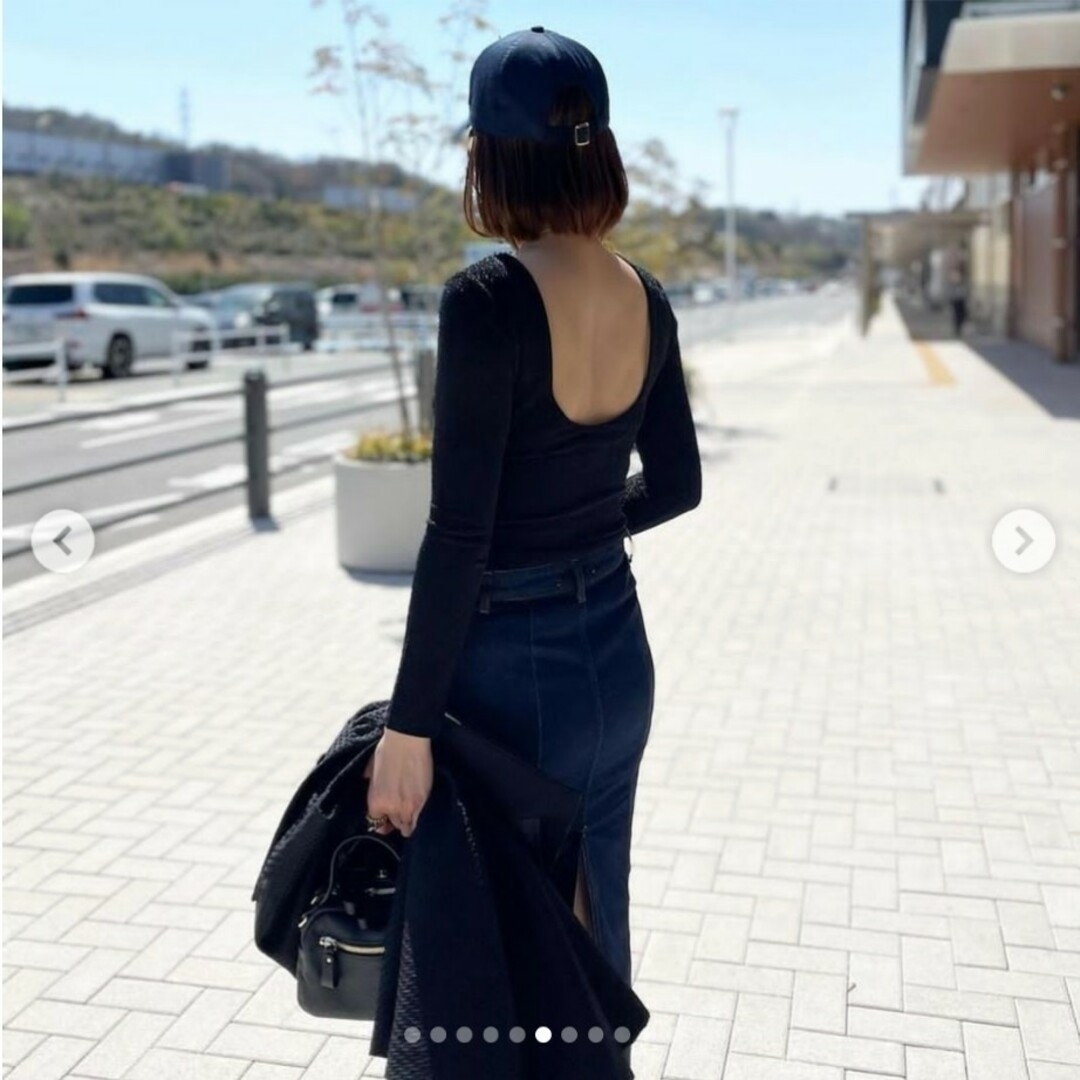 ZARA(ザラ)のZARA ZWデニムスカート スリット XS(SS) / ザラ レディースのスカート(ロングスカート)の商品写真