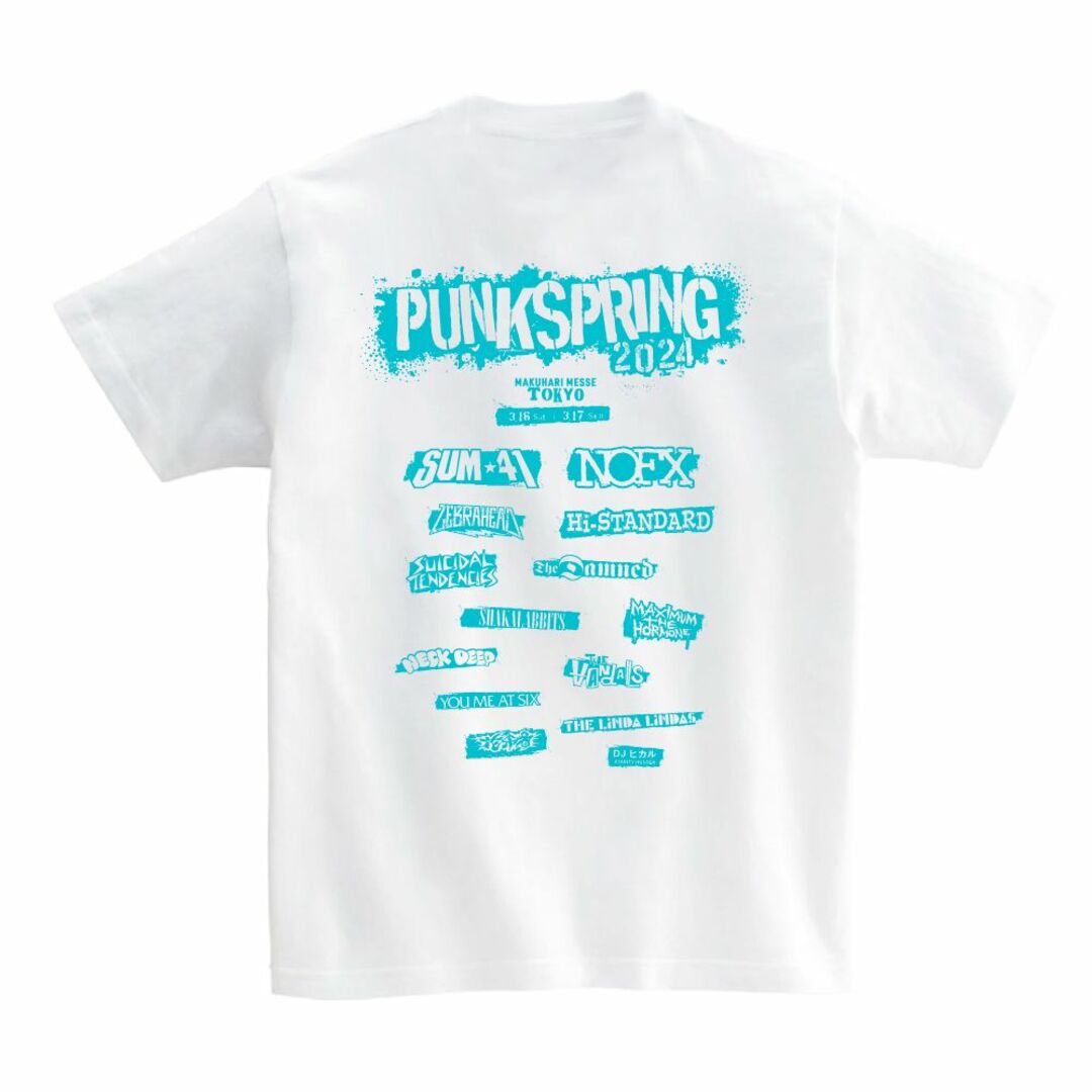 送料無料■新品PUNKSPRING パンクスプリング Tシャツ ホワイト M メンズのトップス(Tシャツ/カットソー(半袖/袖なし))の商品写真