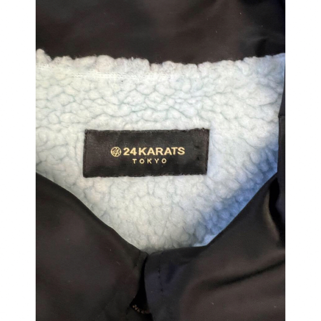 24karats(トゥエンティーフォーカラッツ)の24KARATS×数原龍友 コラボ コーチジャケット 黒 古着 ヴィンテージ メンズのジャケット/アウター(ナイロンジャケット)の商品写真