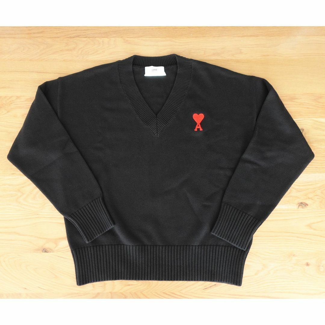 ami - AMI PARIS アミパリス Vネックセーター サイズL(新品 ami - AMI PARIS アミパリス Vネックセーター サイズL(新品