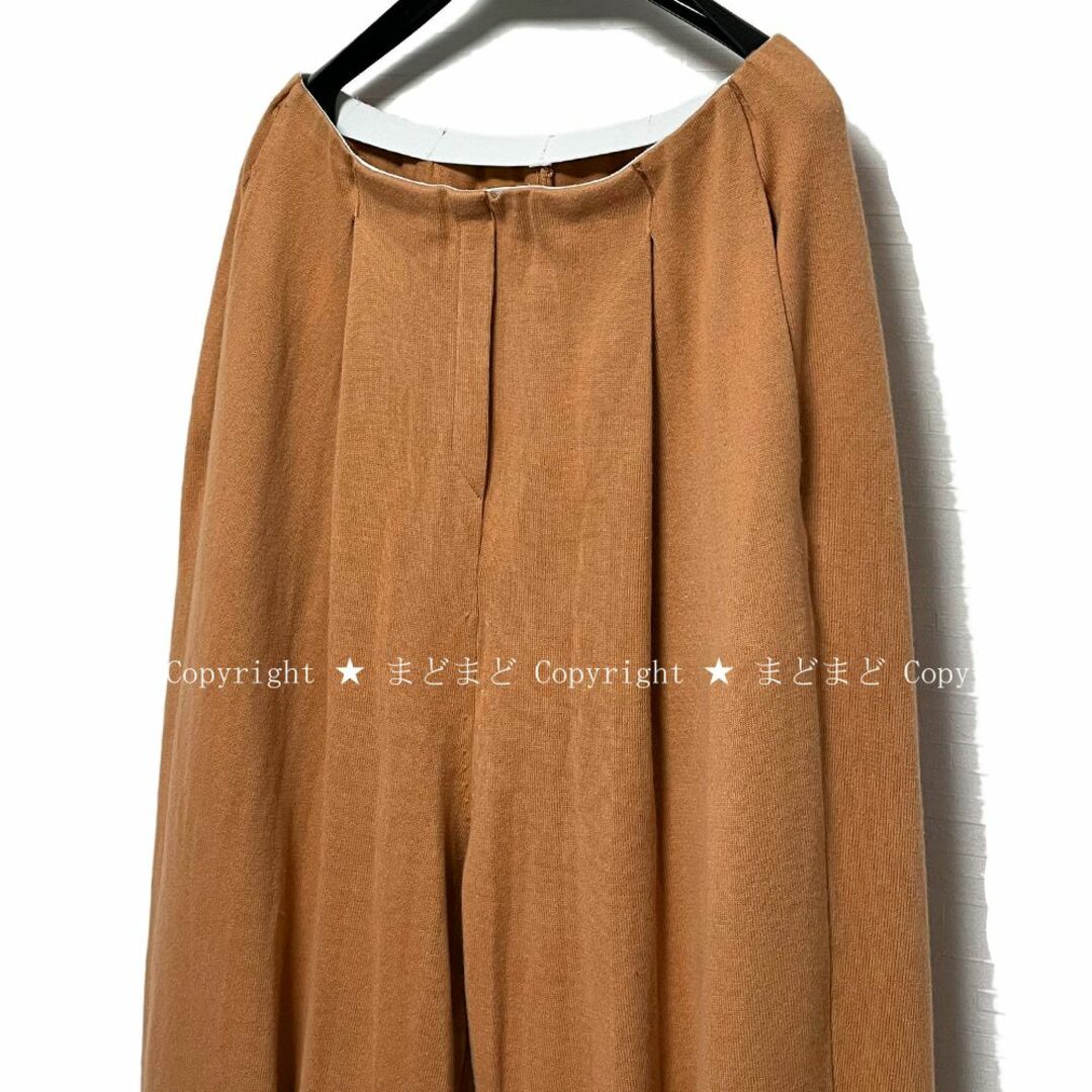 テンハンドクラフテッドモダン リボン ニット パンツ キャメル テンハンドクラフテッドモダン リボン ニット パンツ キャメル