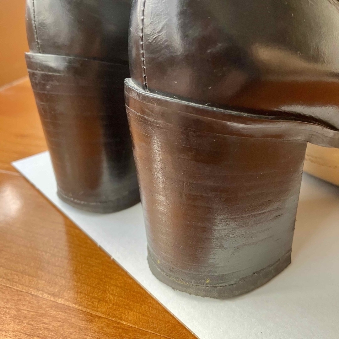 MODE KAORI(モードカオリ)のモードカオリ 本革 ヒールローファー レディースの靴/シューズ(ハイヒール/パンプス)の商品写真
