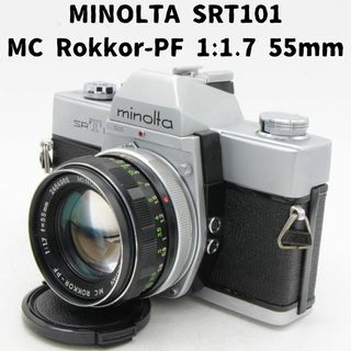 コニカミノルタ(KONICA MINOLTA)のMinolta SRT101 + MC Rokkor-PF 1:1.7 55mm(フィルムカメラ)