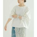 【WHITE】『MADE IN JAPAN』 クロップドロングスリーブTシャツ