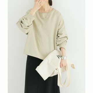 アーバンリサーチ(URBAN RESEARCH)の【L.BEIGE】『MADE IN JAPAN』 クロップドロングスリーブTシャツ(カットソー(長袖/七分))