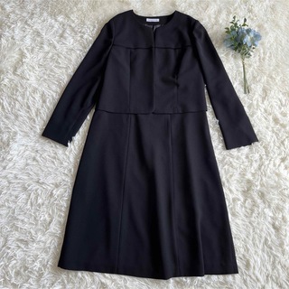 ELSALITA ブラックフォーマルワンピース　礼服　喪服　大きいサイズ　13(礼服/喪服)