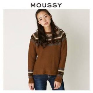 マウジー(moussy)のデザインニット／moussy(ニット/セーター)