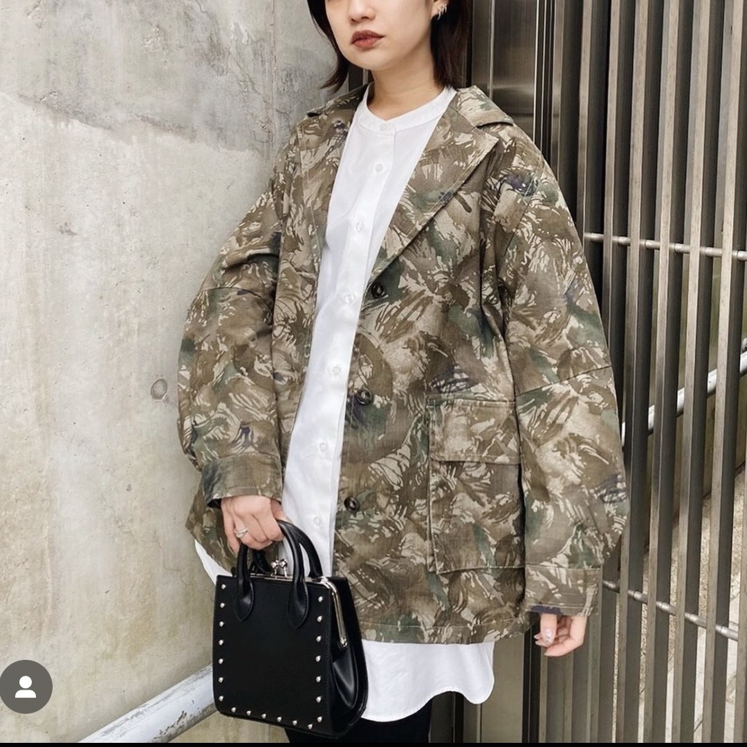 SALE moussy BRUSHED CAMO OVER JACKET