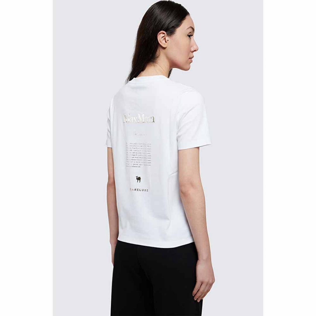 Max Mara(マックスマーラ)の【24SS・正規品★】S Max Mara QUIETO ロゴ付き Tシャツ レディースのトップス(Tシャツ(半袖/袖なし))の商品写真