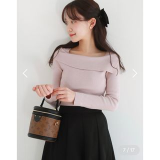 ディーホリック(dholic)のお値下げ！　新品*.° DHOLIC アンバランスショルダーニット　♡(ニット/セーター)