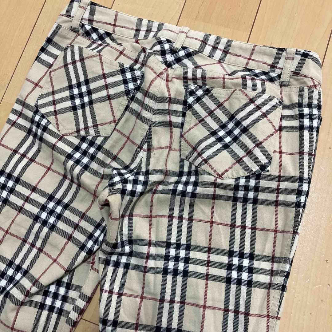 BURBERRY BLUE LABEL(バーバリーブルーレーベル)のBURBERRY BLUE LABEL ストレッチ　パンツ　ノバチェック　38 レディースのパンツ(その他)の商品写真