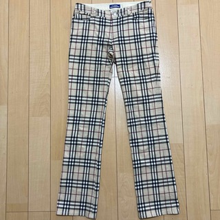 BURBERRY BLUE LABEL - BURBERRY BLUE LABEL ストレッチ　パンツ　ノバチェック　38