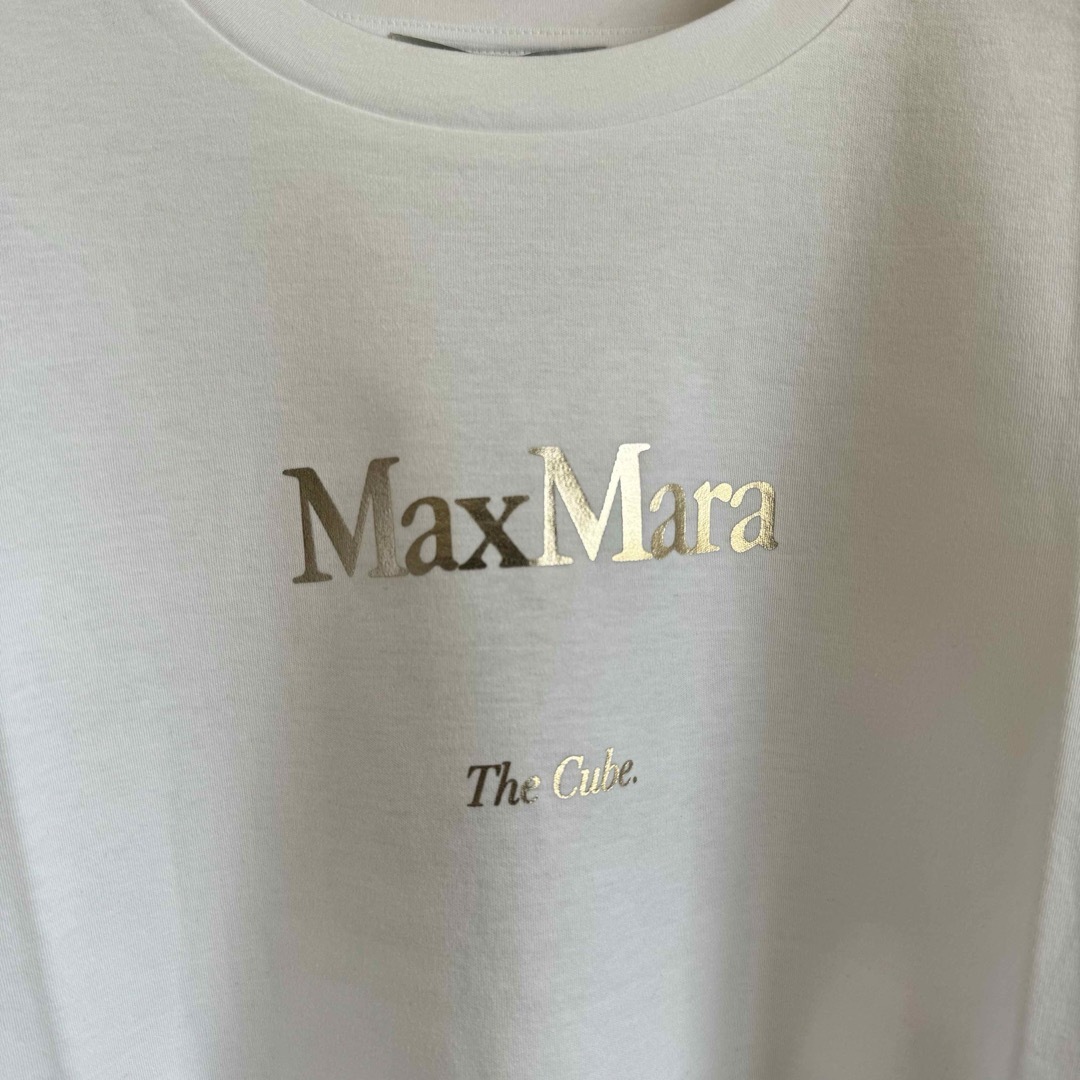 Max Mara(マックスマーラ)の【24SS・正規品★】S Max Mara QUIETO ロゴ付き Tシャツ レディースのトップス(Tシャツ(半袖/袖なし))の商品写真