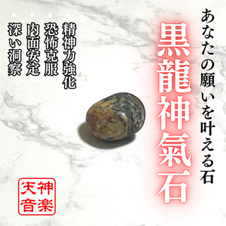 黒龍の氣を封入した「黒龍神氣石」、あなたの願いが叶う石(その他)