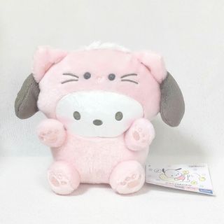 サンリオ(サンリオ)のポチャッコ にゃんころりんぬいぐるみ ピンク フリュー プライズ サンリオ(ぬいぐるみ)