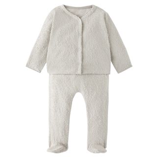 ザラキッズ(ZARA KIDS)のzarababy テリーセットアップ　カーディガン　75(カーディガン/ボレロ)