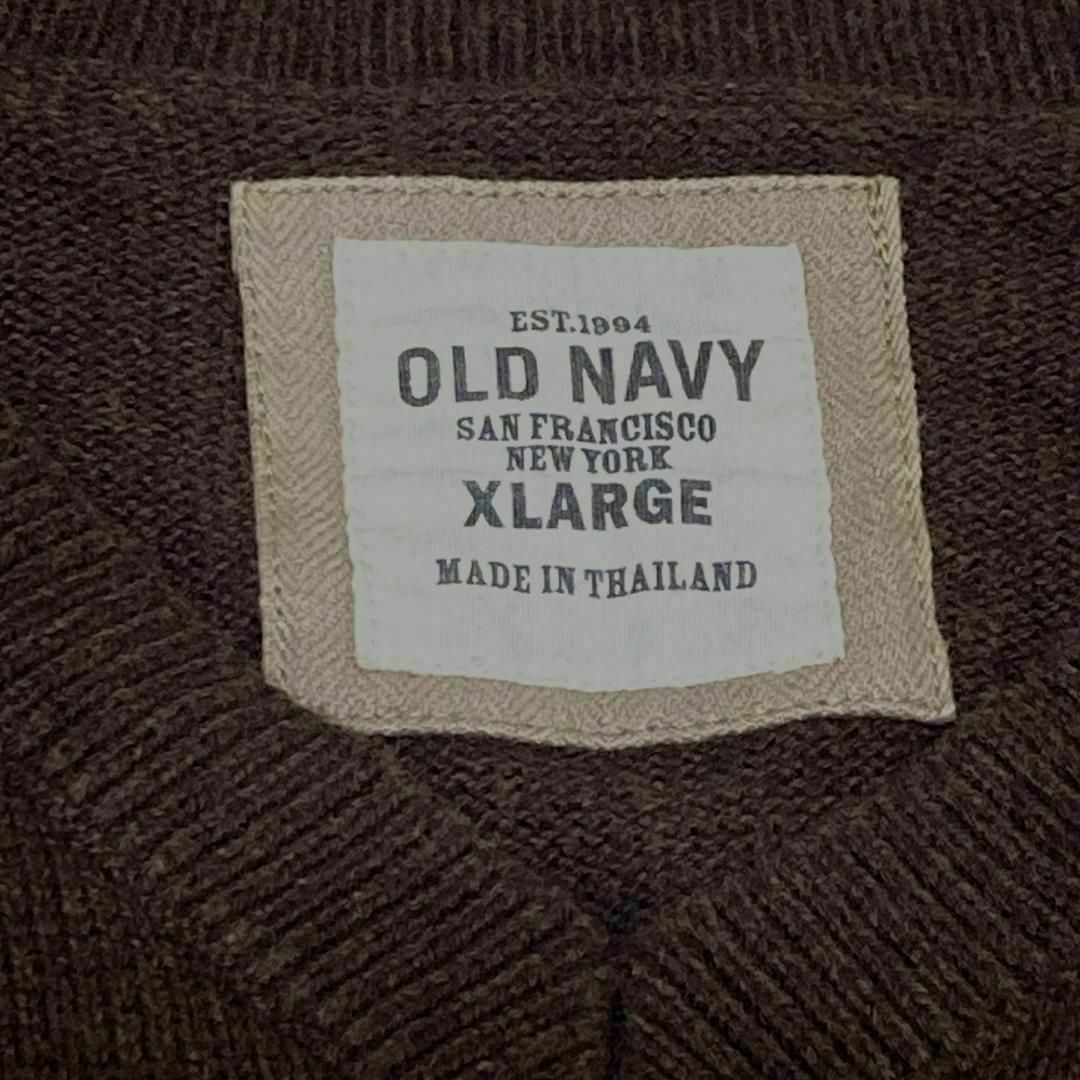 Old Navy(オールドネイビー)のOLD NAVY ニットベスト コットン カシミヤ Vネック 薄手 h67① メンズのトップス(ベスト)の商品写真