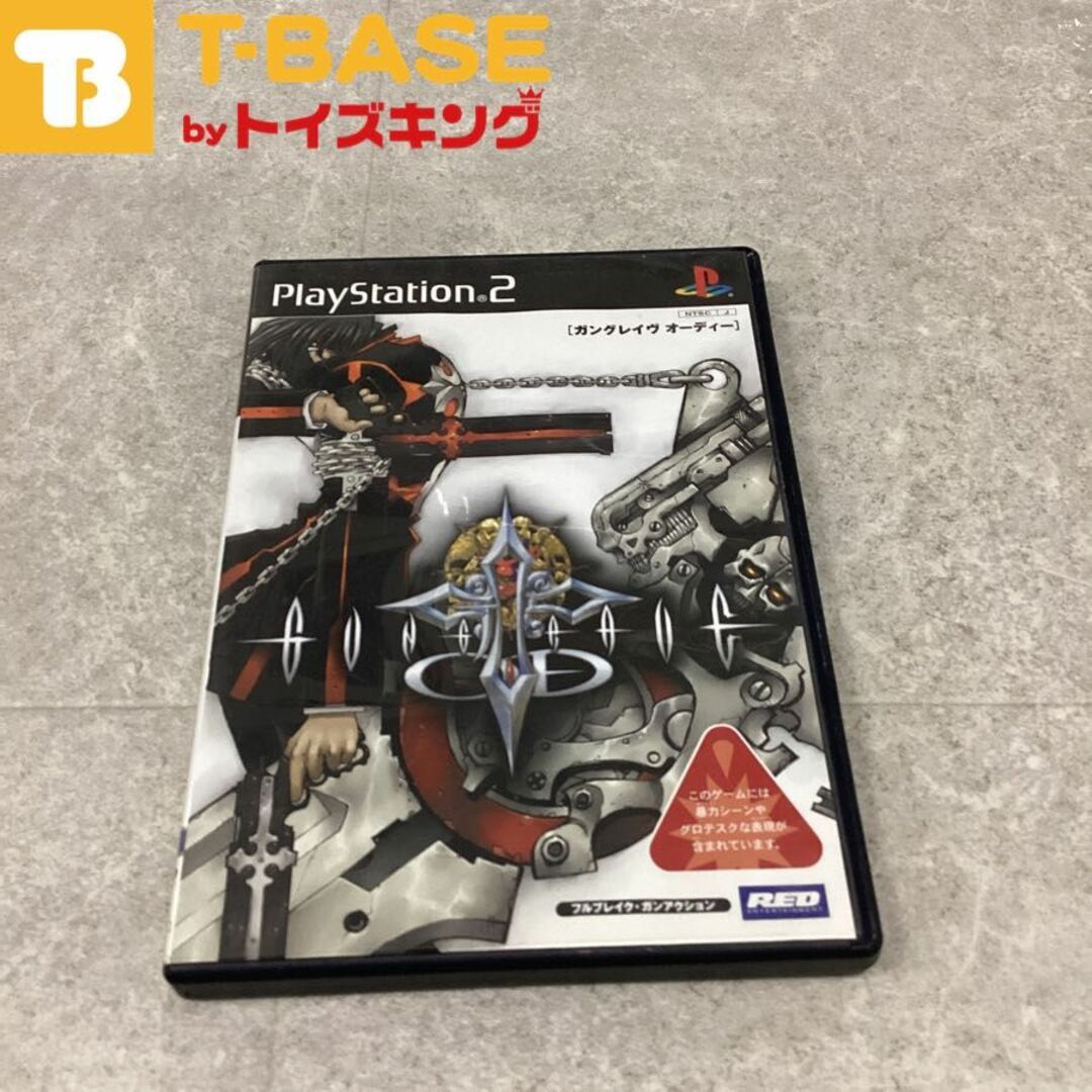 ハガキ付き PlayStation2/プレイステーション2/プレステ2/PS2 RED レッド GUNGRAVE ODガングレイヴ オーディー ソフト/■ エンタメ/ホビーのゲームソフト/ゲーム機本体(家庭用ゲームソフト)の商品写真