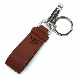 エンポリオアルマーニ(Emporio Armani)の【新品 未使用】アルマーニ ARMANI キーリング Y4R284 ブラウン系(キーホルダー)