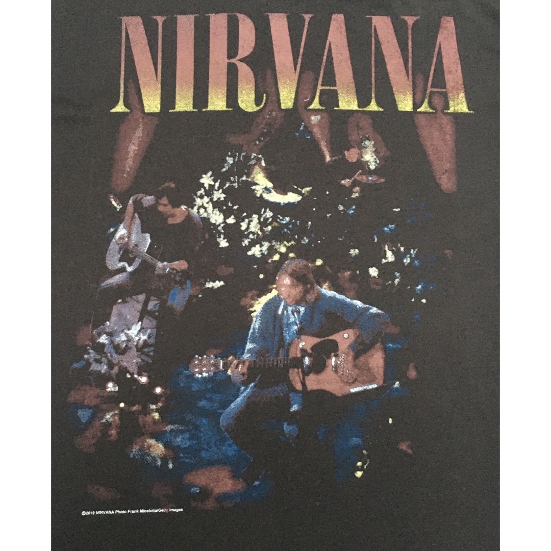 S ビッグシルエット バンドTシャツ ニルヴァーナ NIRVANA ロック レディースのトップス(Tシャツ(半袖/袖なし))の商品写真