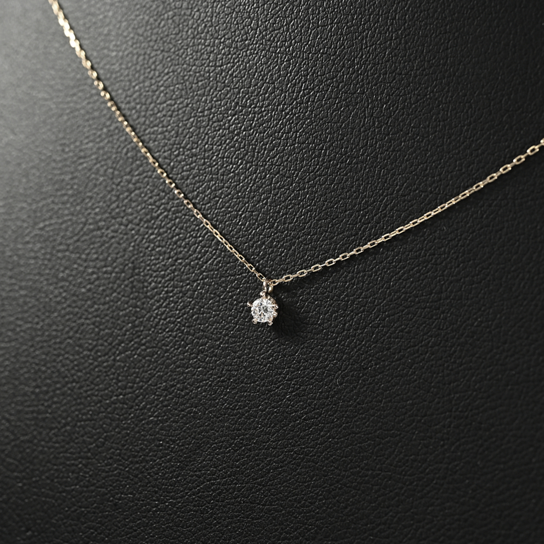 ルジアダ シンプルライン ダイヤモンド ネックレス・ペンダント レディースのアクセサリー(ネックレス)の商品写真